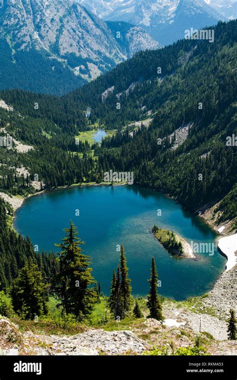 Lake Ann In The North Cascade Mountains Washington Usa Stock Photo