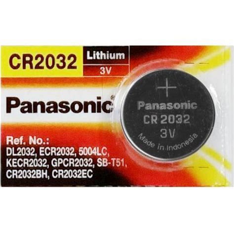 Panasonic Cr2032 3v 225mah Lithium Coin Cell Battery Buy Online At Low