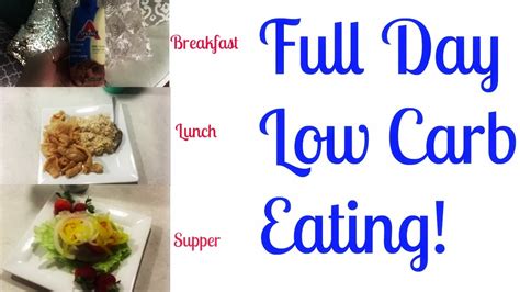 What I Eat In A Day~low Carb~3 14 17 Youtube