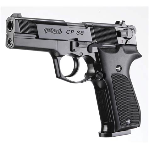 Walther Cp88 Air Pistol Black 148555 Air And Bb Pistols At Sportsman