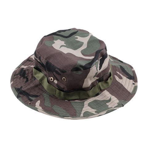 Fasion Military Camouflage Bucket Hats Camo Fisherman Hats With Wide