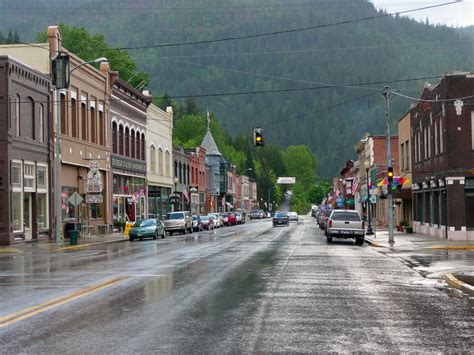 Wallace Id Downtown Wallace Photo Picture Image Idaho At City