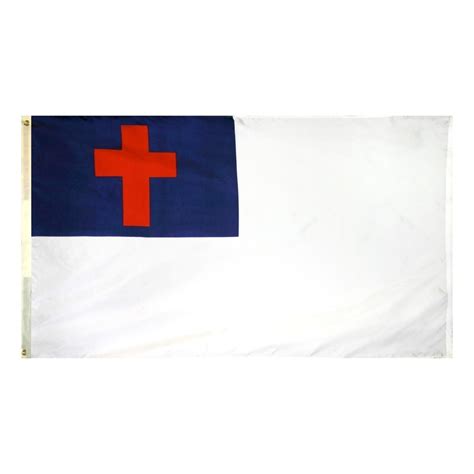 3ft X 5ft Christian Flag Outdoor Heavy Polyester Fabric