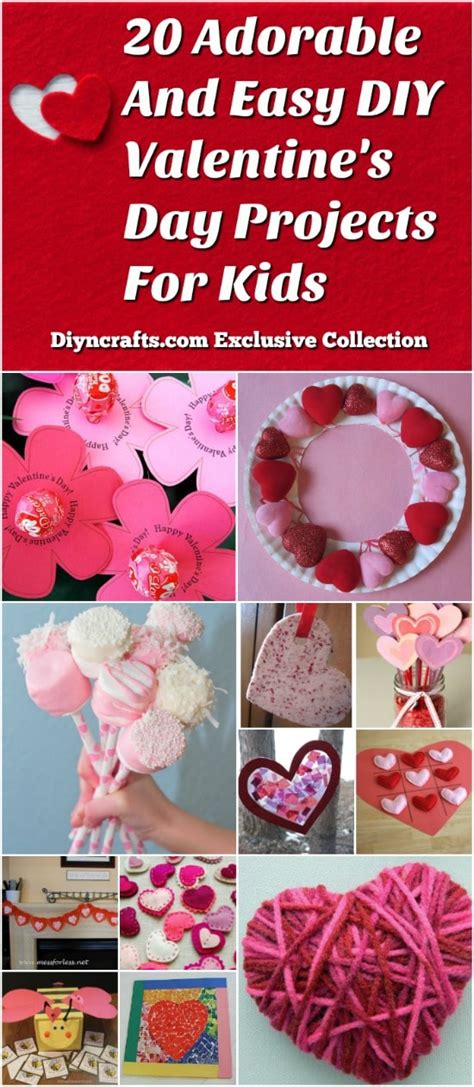 Check out this awesome list of arts & crafts and fun & easy toddler activities. 20 Adorable And Easy DIY Valentine's Day Projects For Kids ...