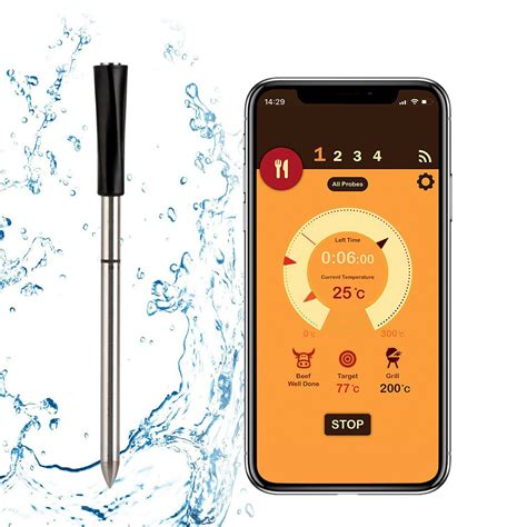 Bluetooth Wireless Meat Probe Thermometer Knead This Ltd
