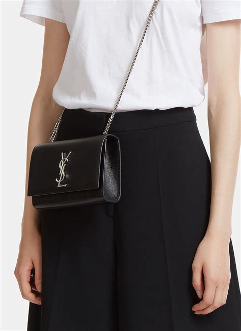 Saint Laurent Kate Monogram Small Chain Shoulder Bag