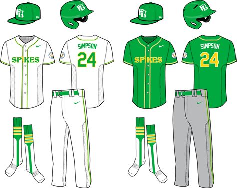 Ftl Spikes Uniforms 01 Baseball Uniform Clipart Large Size Png
