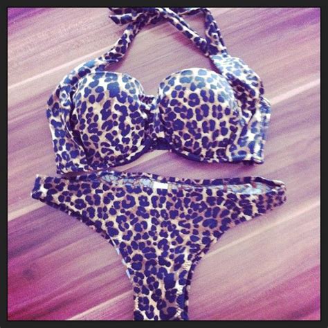 Cheetah Print Swimsuit Outfit Accessories Teeny Bikini Cute Bathing