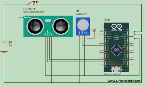 For measuring water level, place the ultrasonic module on top of a tank vertically. Water Level Indicator Using Arduino & Ultrasonic Sensor ...