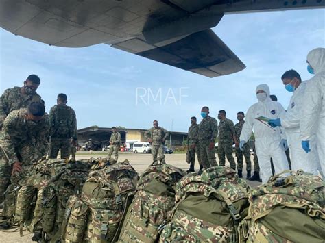 Tudm Atur Gerak Pesawat Membawa Pasukan Tentera Darat Malaysia