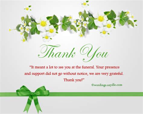 My family and i would like to say thank you for your loving support after the passing of (deceased). Sympathy Thank You Notes - Wordings and Messages