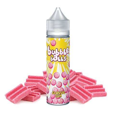 E Liquide Classic Gum 50ml Par Bubble Balls Bonbon à Booster Aandl