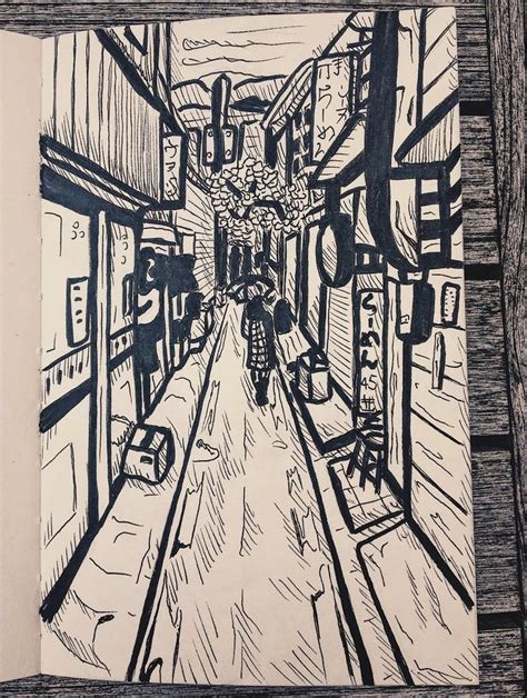 Japanese Alley By Ignozero On Deviantart