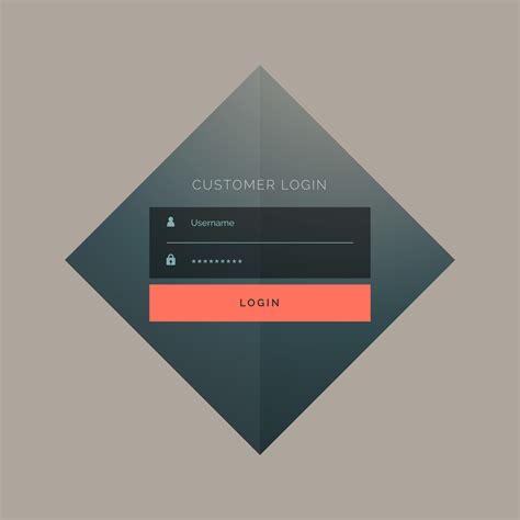 Customer Login Form Design With Username And Password Download Free