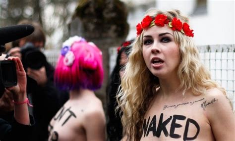 Femen The Topless Feminist Protesters Who Confronted Putin And Islam The Week