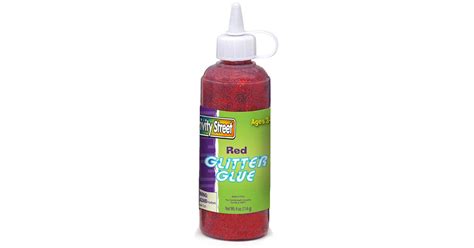 Glitter Glue Red 4 Fl Oz 1 Bottle Ck 8531 Dixon Ticonderoga Co