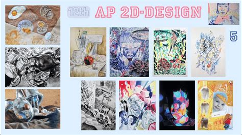 12th Grade Ap 2d Art And Design Portfolio Score 5 Youtube