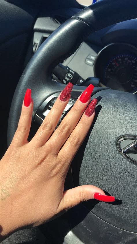 Red Acrylic Nails 50 Creative Red Acrylic Nail Designs To Inspire You