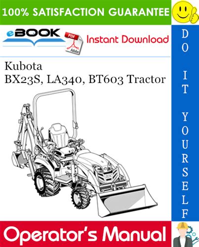 Kubota Bx23s Operating Manual