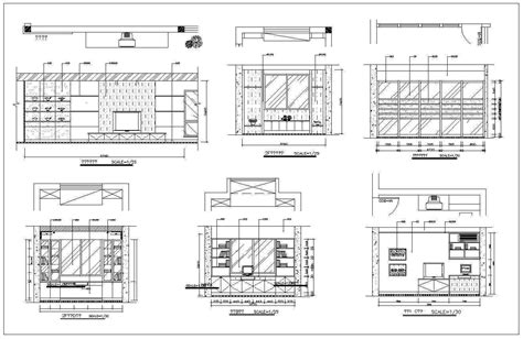 Interior Design Cad Designdetailselevation Collection】residential