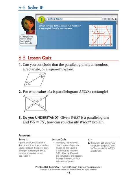 Lesson quiz 1890 and 1930; 7-1: Lesson Quiz Geometry : Chapter 7 Answers - last-lovesong