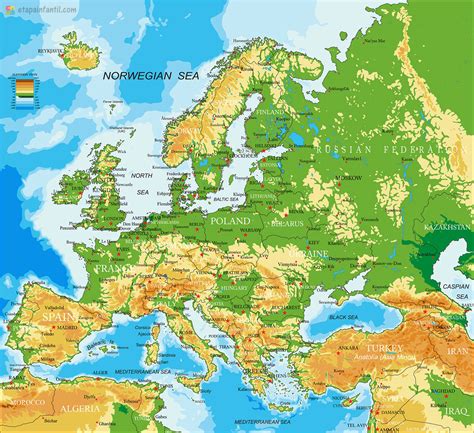 Los 7 Mejores Mapas De Europa Para Imprimir Etapa Infantil