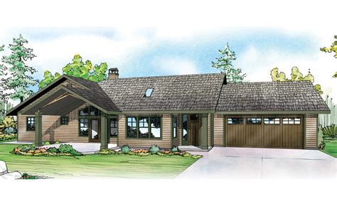 Elk Lake One Story House Plans Ranch Style Homes Associated Designs