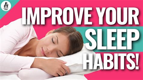 5 Simple Ways To Improve Your Sleep Habits Youtube