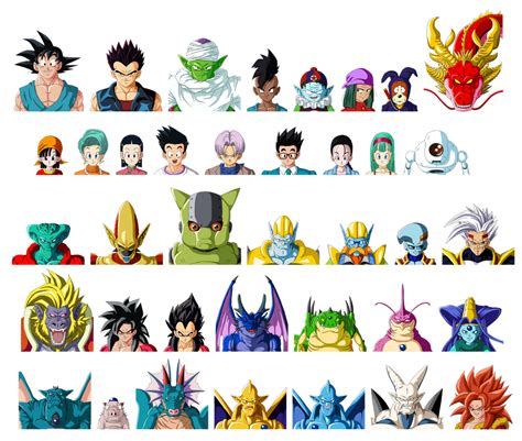 Dragon Ball Gt Characters Renders By Shadowbito On Deviantart