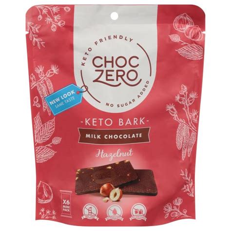 ChocZero Keto Bark Milk Chocolate Hazelnuts Publix Super Markets