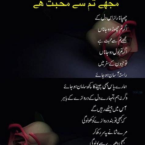 Mujhe Tum Sy Mohabbat Hai Urdu Sad Poetry