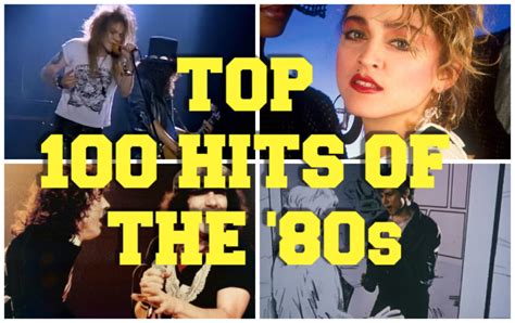 The Top 100 Hit Songs Of The 80s The 80s Ruled