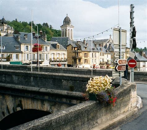Montignac On The River Vezere In The Dordogne Region Of France