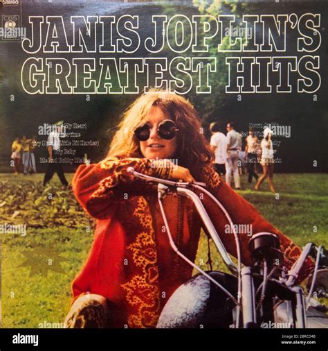Cover Of Vinyl Album Janis Joplins Greatest Hits Stock Photo Alamy