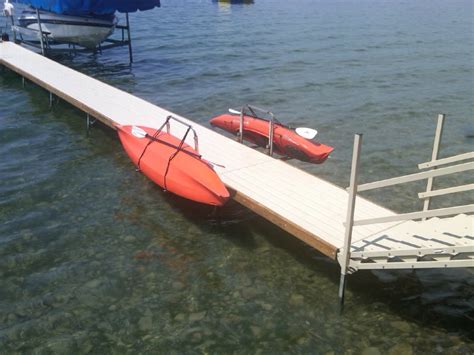 Kayak storage rack for dock. Kayak Lift & Storage Rack - Water Entry | The Docksider ...