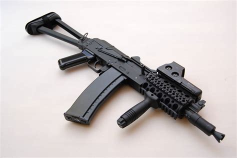 Aks 74u With Ris Handguard And Eotech 552 Holograp By Vertexplayer On