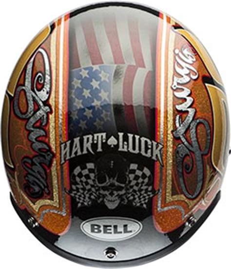 Billy's crash helmets bell custom 500 helmet review: Limited Edition Hart Luck Bell Custom 500 Commemorating ...