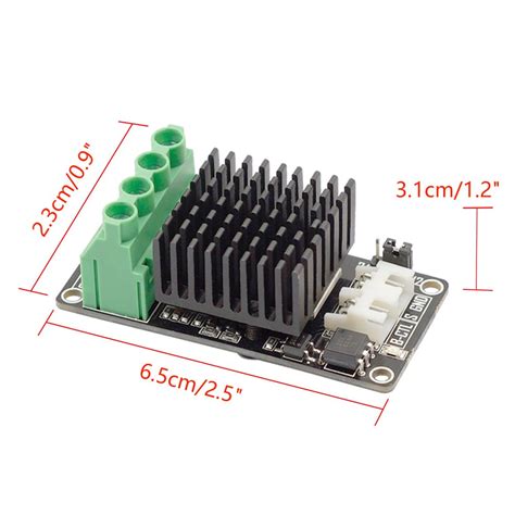 Mini Heat Bed Module Fysetc Hot Bed Power Expansion Board High Current Load Module Mos Tube Hot