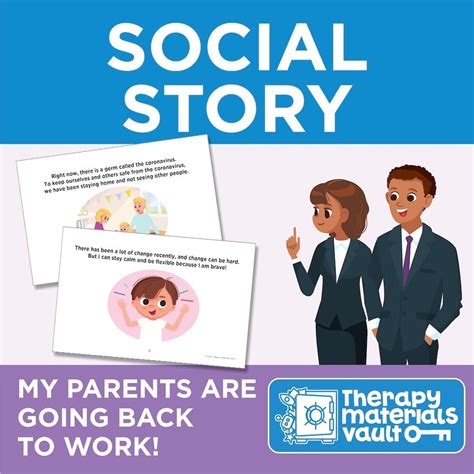 Social Story My Parents Are Going Back To Work Tmv