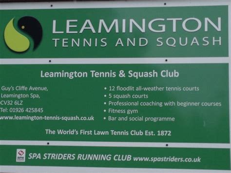 Lawn tennis is a more traditional name and tennis. The oldest lawn tennis club in the World. Leamington Spa ...