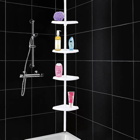 Exellent Bathroom Shower Corner Shelves Home Decoration And