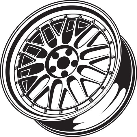 Car Wheel Illustration For Conceptual Design 2075579 Vector Art At Vecteezy