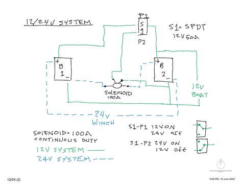 Solved 1224 Volt System With Diagram Solveforum