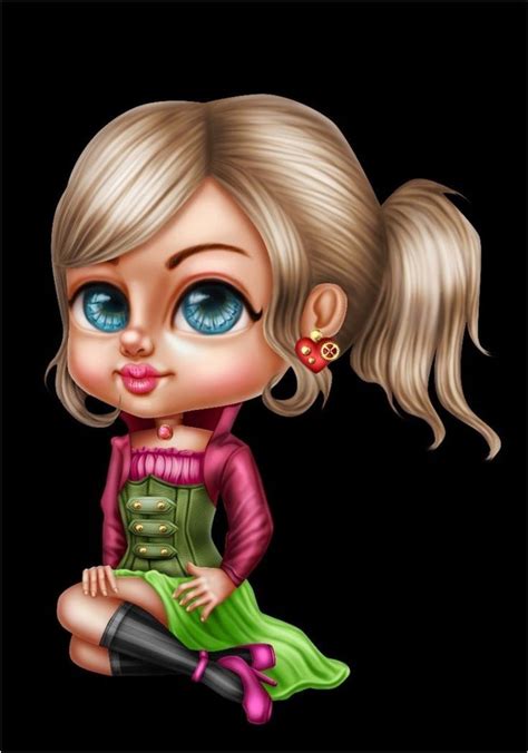Pin By De Jaeger On Divers Fantasy Doll Girl Cartoon Cute Dolls