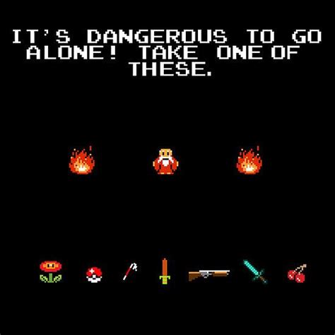 Its Dangerous To Go Alone Poster
