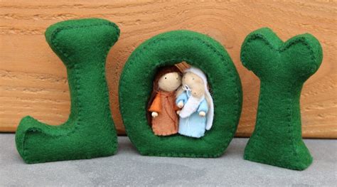 Pdf Pattern Nativity Scene Joy Etsy