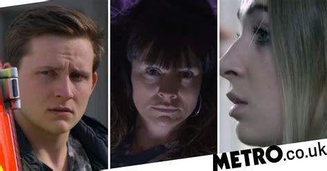 emmerdale spoiler trailer reveals shooting chas tragedy and charity secret soaps metro news