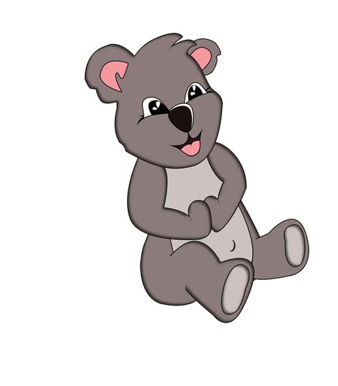 Koala Bear Cartoon Drawing | Free download on ClipArtMag