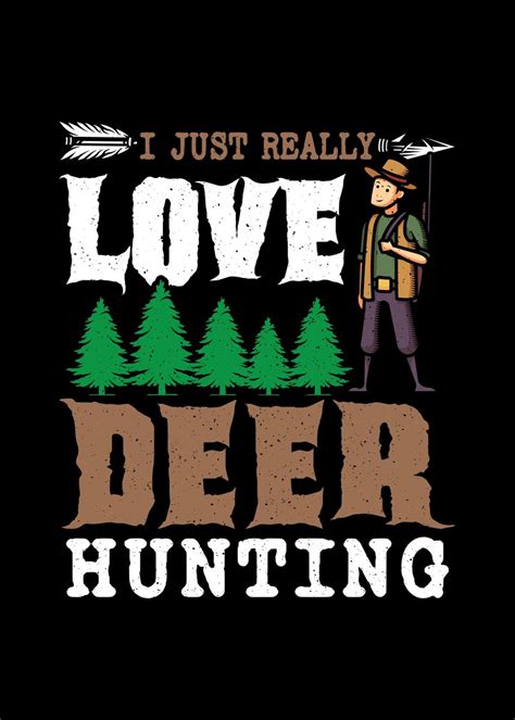 deer hunter poster by sebastian wünsche displate