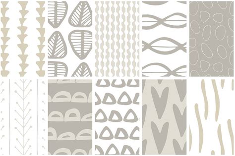 Scandinavian Patterns Set Of 40 Scandinavian Design Pattern